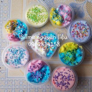 [ẢNH THẬT ] Slime mây, slime basic, slime bơ, slime xốp