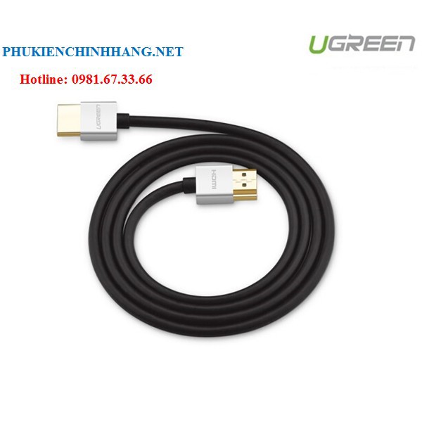 Cáp HDMI 2.0 dài 1m UGREEN 30476 siêu mỏng