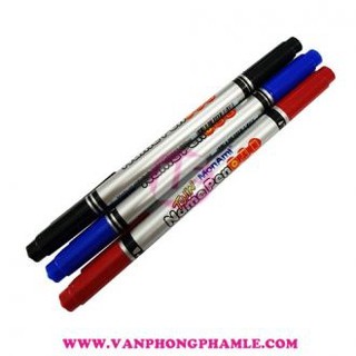 Bút lông dầu 2 đầu nhỏ Monami Twin Name Pen (Cây)
