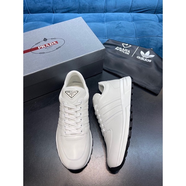 Giày thể thao nam thương hiệu Prada da thật cao cấp
