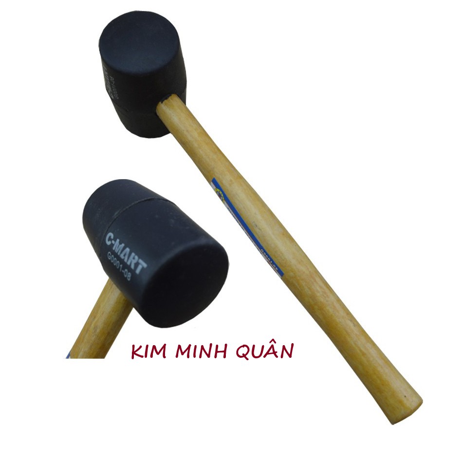 Búa Cao Su Cán Gỗ 8oz , 12oz , 16oz , 24oz G0001 CMART