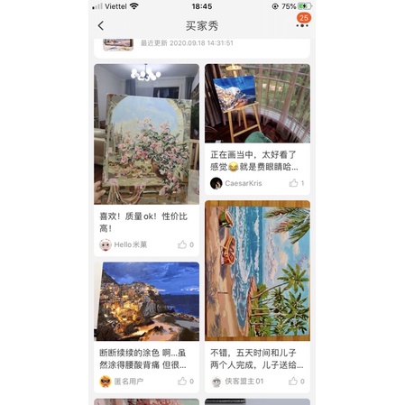 Tranh tô màu theo số, tranh sơn dầu số hoá DIY tranh phong cảnh