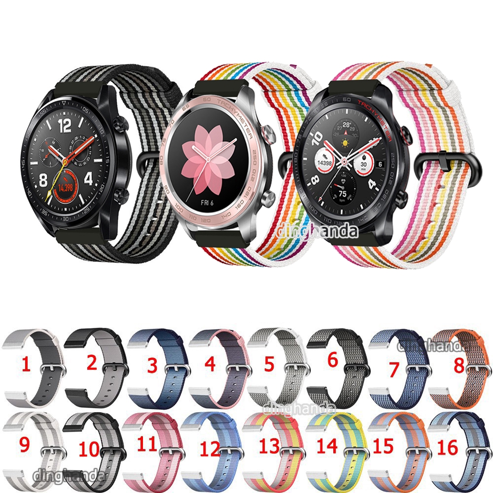 Dây đeo bằng nylon thay thế cho đồng hồ thông minh Huawei Watch GT 2 GT2e GT2 Pro Honor Watch