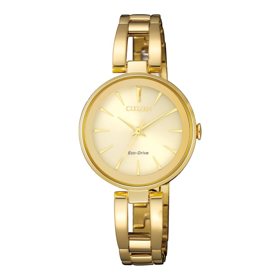 Đồng Hồ Nữ Citizen Dây Thép Không Gỉ EM0632-81P - Mặt Vàng