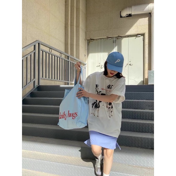 Áo thun Treminal unisex COWS phong cách Hàn Quốc màu trắng - A023