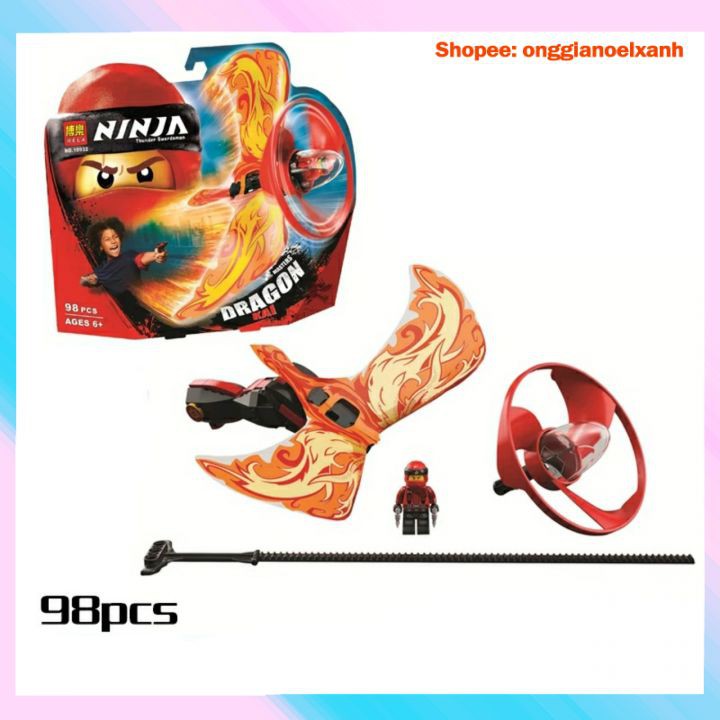 Xếp hình lắp ghép lego ninjago con quay lốc xoáy bản rồng masters dragon ninja Bela
