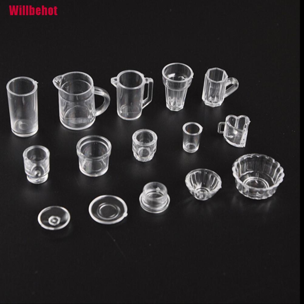 Bộ 15 Cốc mini Trong Suốt Dùng Cho Bàn Ăn