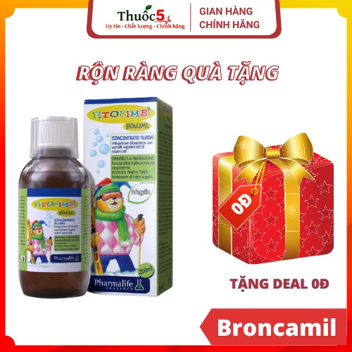 [GIÁ GỐC] Brocamil siro ho cho bé, an toàn cho trẻ sơ sinh (Chai 200ml)