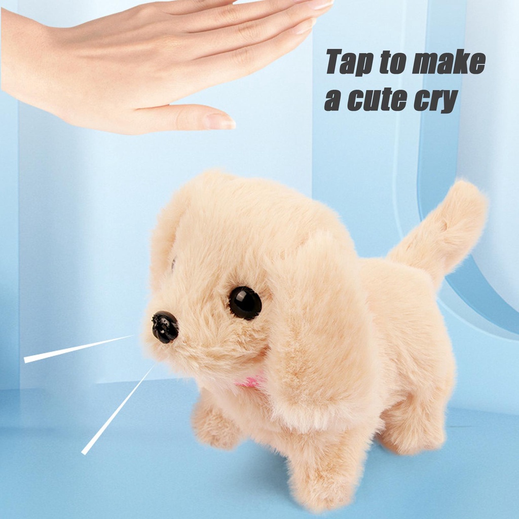 Đồ Chơi Nhồi Bông Hình Cún/Thỏ Nhồi Bông Phát Ra Âm Thanh Tương Tác Cho Bé