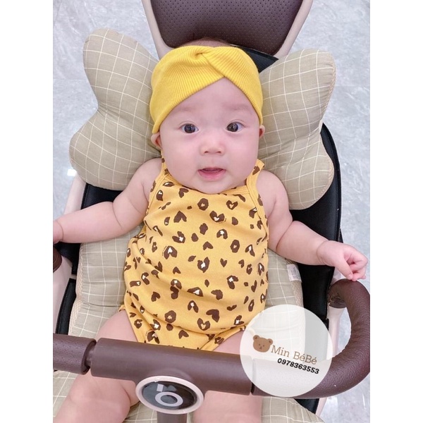 Bodysuit 2 dây cho bé gái