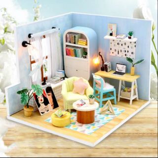 Kèm Mica - Mô hình nhà gỗ búp bê Dollhouse DIY -  S903 Ding Dong Nest