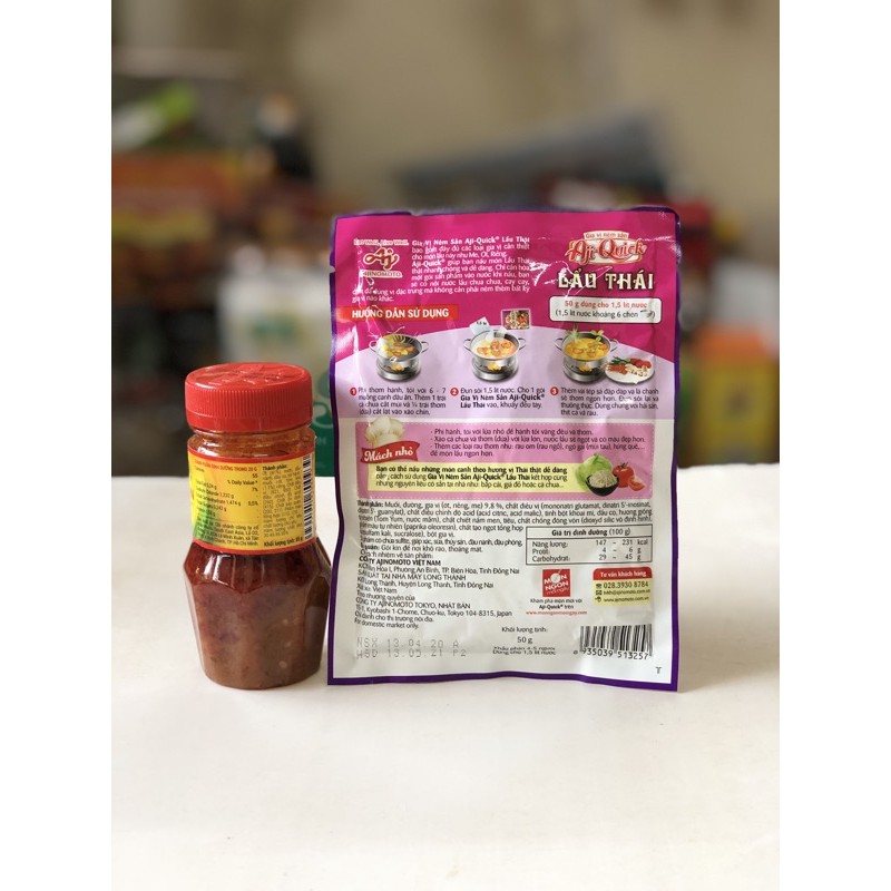 COMBO GIA VỊ LẨU THÁI VÀ SA TẾ TÔM NGON THUẬN PHÁT