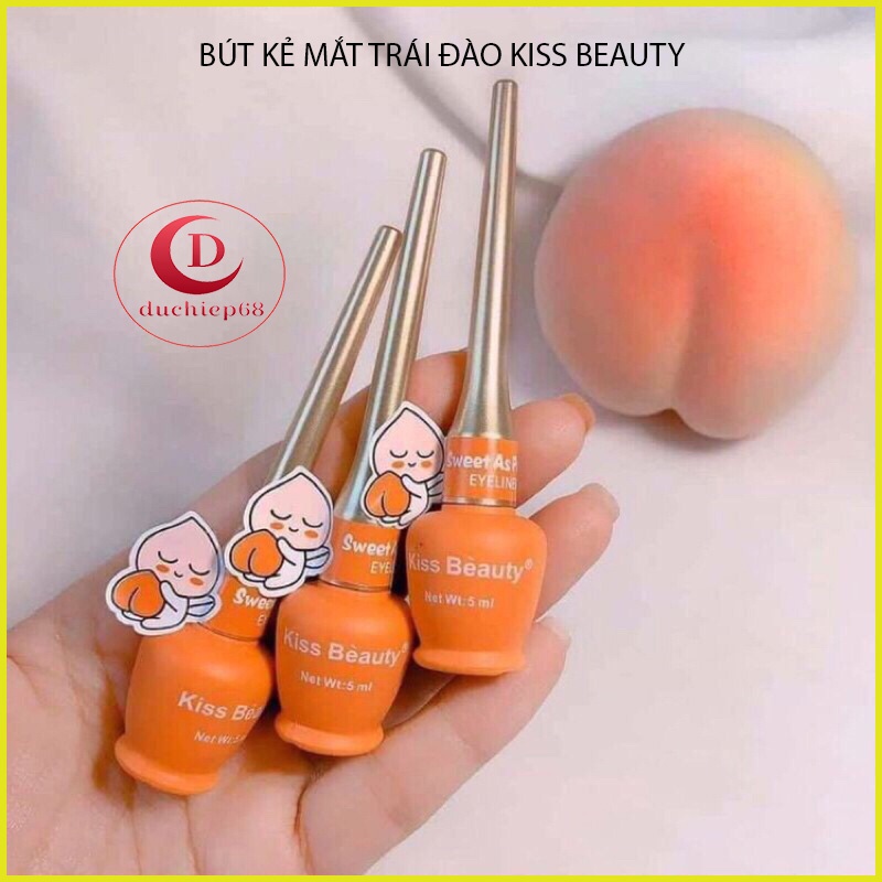 [Free Ship]Bút Kẻ Mắt Trái Đào Sweet As Peach Eyeliner Của Kiss Beauty