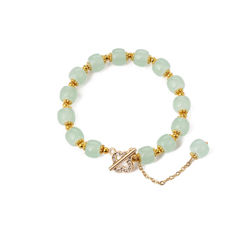 Vòng Tay Cỏ Bốn Lá Phong Cách Cổ Điển Sang Trọng Cho Nữ