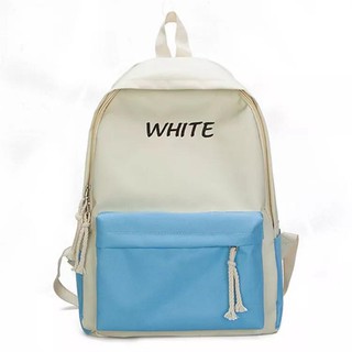 Balô blue yellow pink white