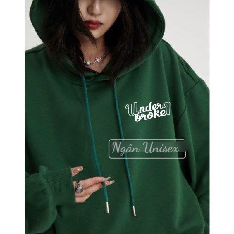 Áo Nỉ Hoodie Under Form Thụng Tay Bồng Phong Cách Thời Trang Hàn Quốc