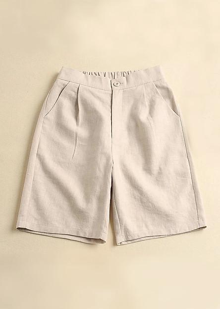 Quần short đùi nữ chất đũi nhật, quần sooc lưng chun khóa thật đẹp mềm mịn thoáng mát