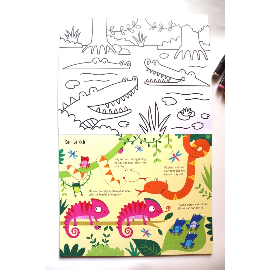 Sách - Trò chơi phát triển tư duy – KHÁM PHÁ RỪNG XANH