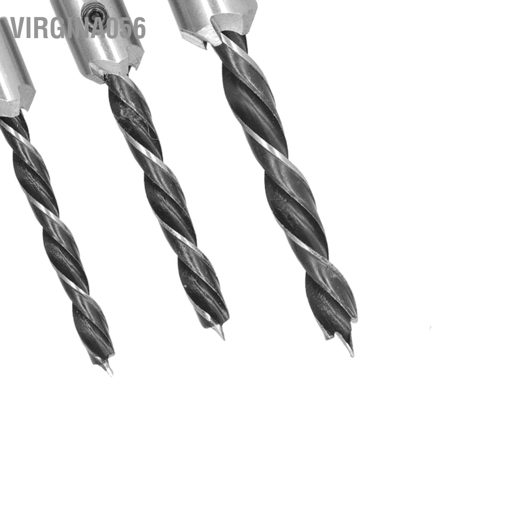 Virgina056 7 cái Bộ đếm bộ lỗ khoan chế biến gỗ Tốc độ cao thép chìm Mũi cho ngành mộc