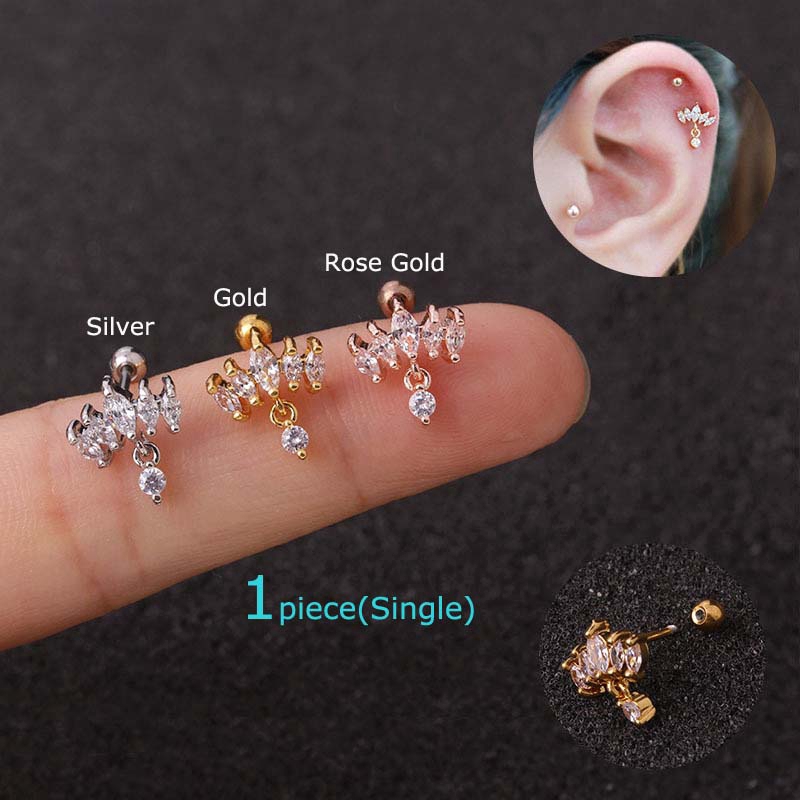Khuyên Tai Nữ Dài 6mm Thời Trang