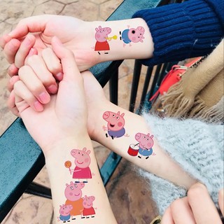 Hình xăm dán thiết kế họa tiết hoạt hình phong cách Hàn Quốc dễ thương chống thấm nước