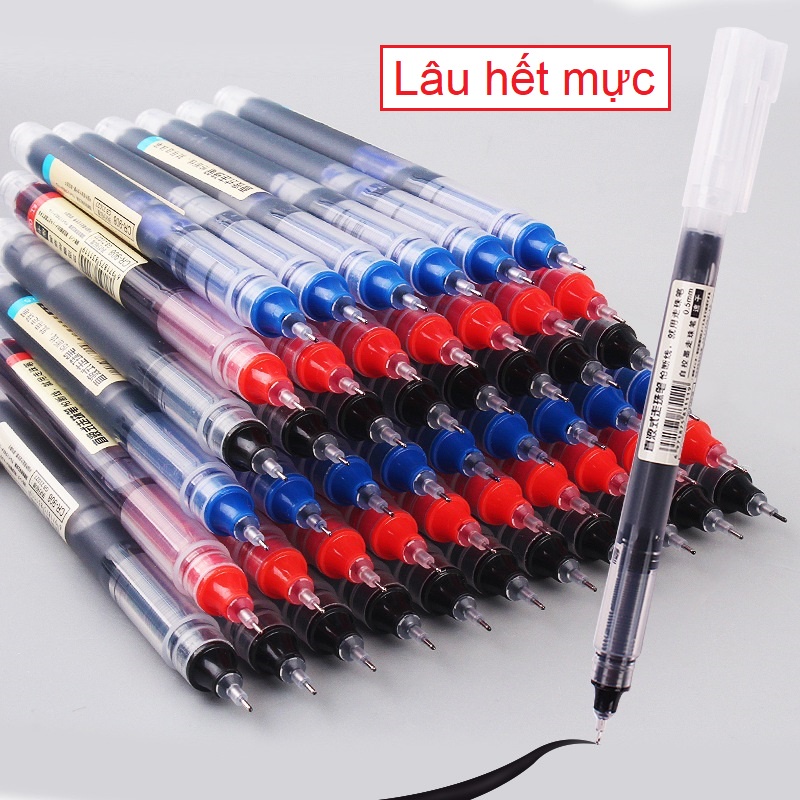 Bút bi mực nước ngòi 0.5mm, Bút gel ngòi 0.5mm lâu hết mực tiện dụng