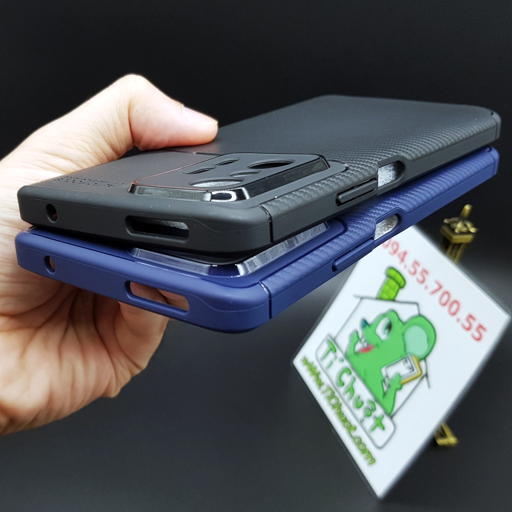 Ốp Lưng Xiaomi Mi 11T/ 11T PRO 5G AutoFocus Vân 3D Carbon Chống Sốc