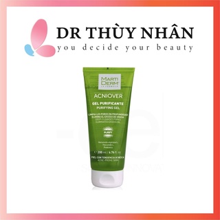Gel rửa mặt, sữa rửa mặt cho da dầu mụn martiderm acniover purifying gel