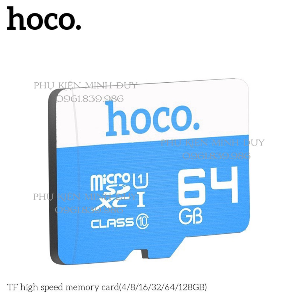 Thẻ nhớ Hoco tốc độ cao Class 10 dung lượng 4/8/16/32/64/128Gb (Bảo hành chính hãng 5 năm) | BigBuy360 - bigbuy360.vn