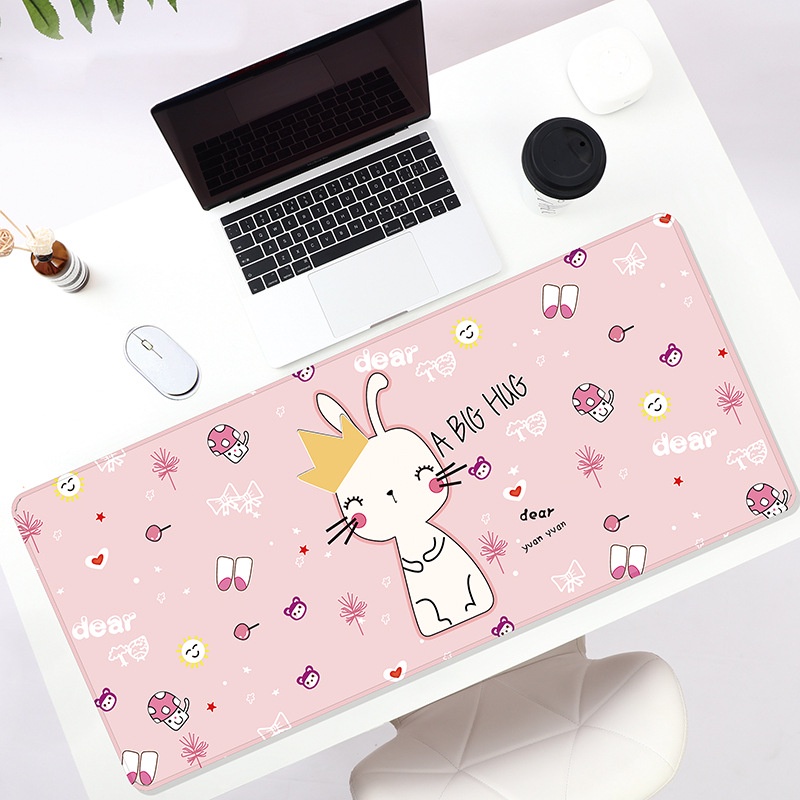 Miếng Lót Chuột Cỡ Lớn Họa Tiết Hoạt Hình Xinh Xắn Cho Nữ
