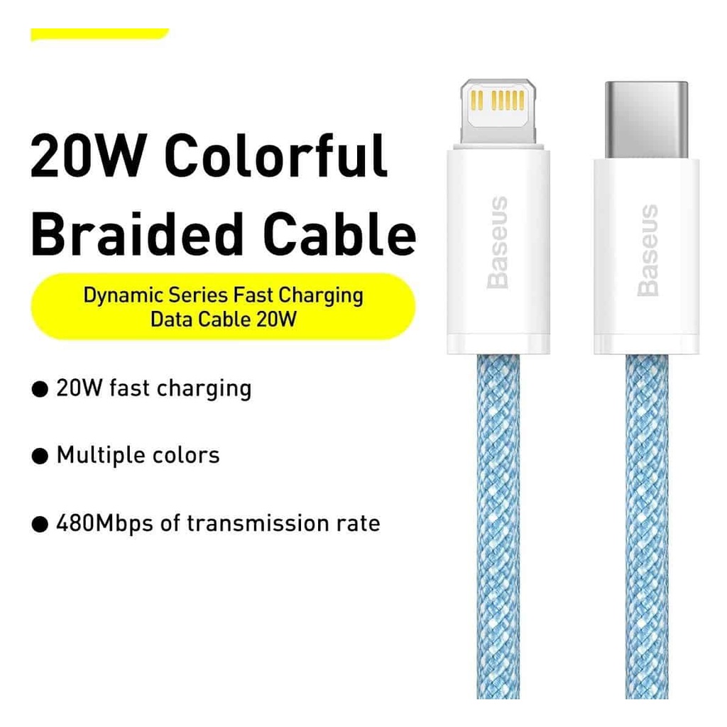 Dây Cáp Sạc nhanh 20W Hỗ Trợ Truyền Dữ Liệu 480Mbps Cho IP13 12 11 Pro Max