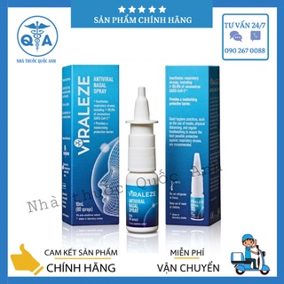 Xịt mũi kháng khuẩn Viraleze của Starpharma Úc 10ml Giúp bất hoạt sự lây lan và tấn công của vi khuẩn