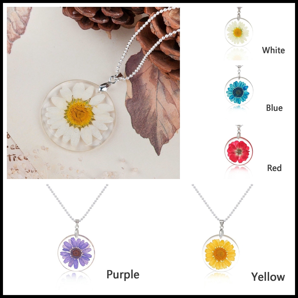 Dây chuyền mặt thủy tinh trong suốt độc đáo