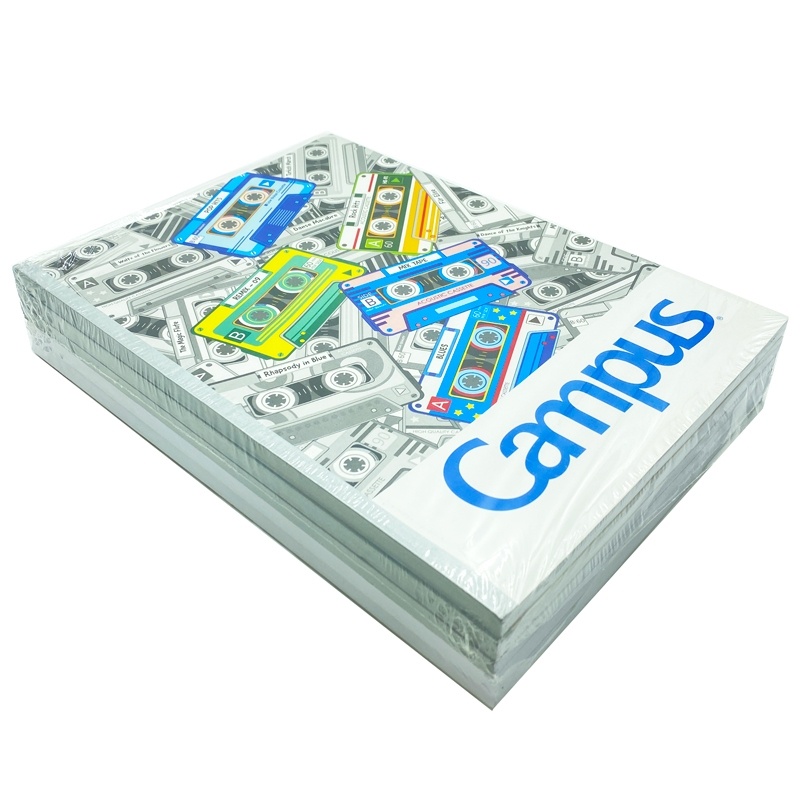 Vở Mix Tape - A4 Kẻ Ngang Có Chấm 200 Trang ĐL 70g/m2 - Campus NB-A4MT200 (Mẫu Màu Giao Ngẫu Nhiên)