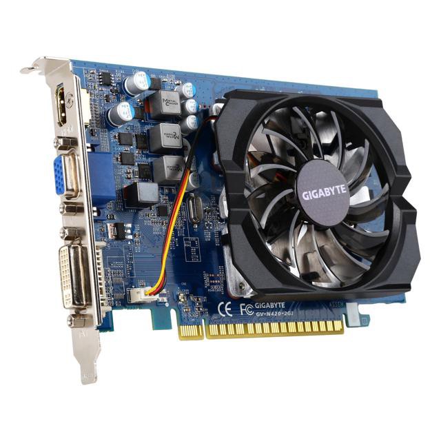 189 GIGABYTE GV-N420-2GI (NVIDIA GeForce GT 420, GDDR3 2GB, 128 bit, PCI-E 2.0) (Cũ)