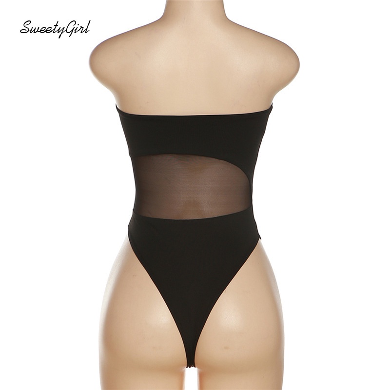 Đầm Ôm Dáng Không Tay Hở Vai Màu Đen Trơn Thời Trang 2022 Gợi Cảm Cho Nữ