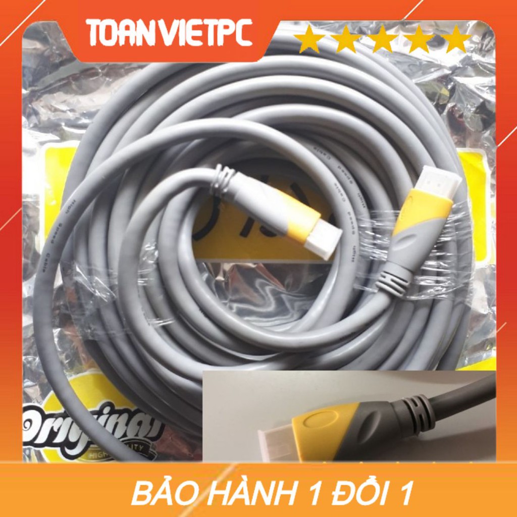 Cáp tín hiệu hdmi xám dài 20m chuẩn 4k hàng chất lượng cao