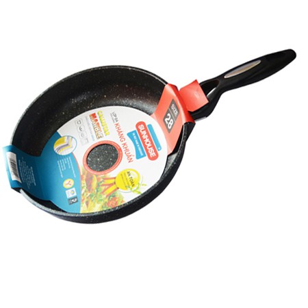Chảo Dán Siêu Bền Đá Sunhouse SBD 26-28-30 - Đen