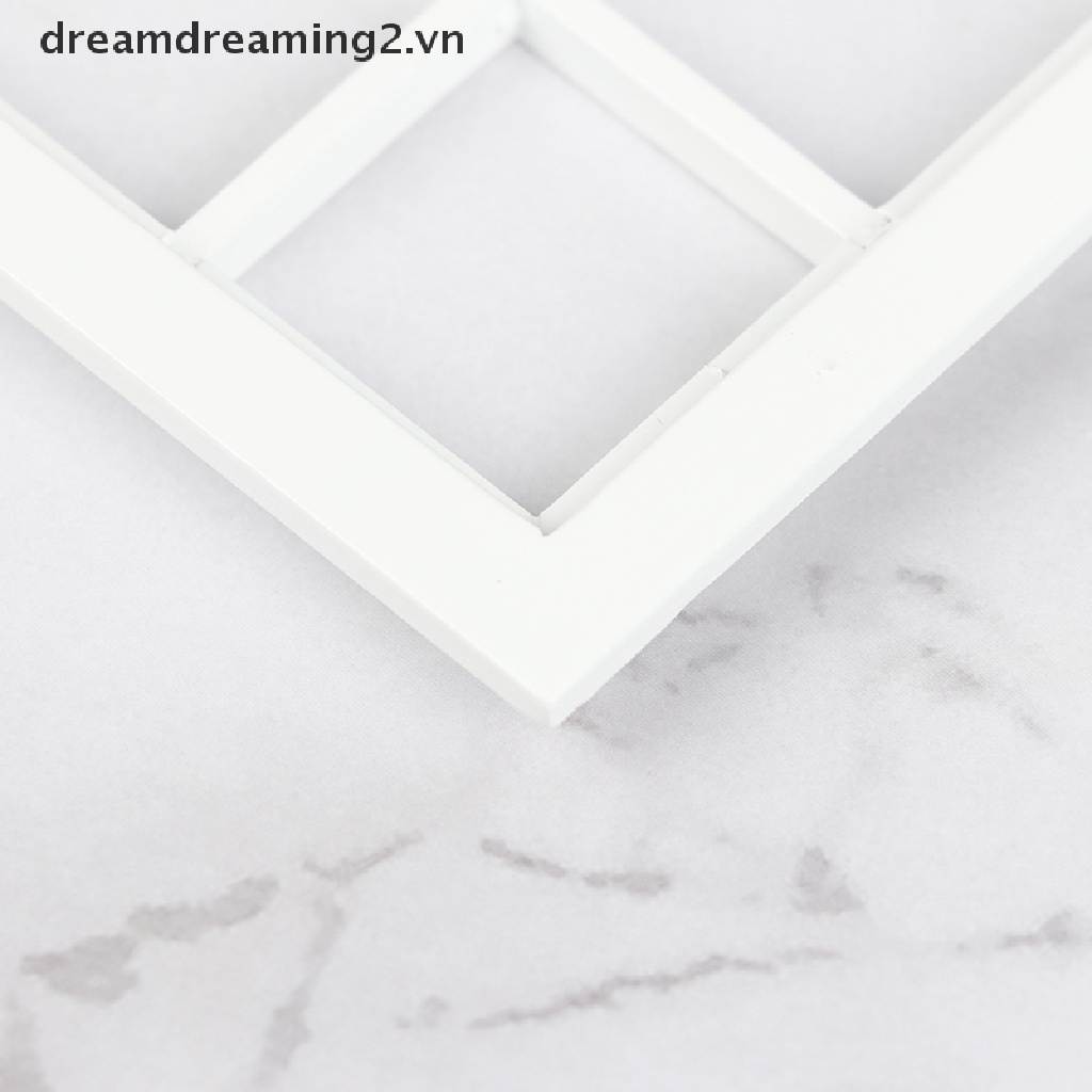 Mô Hình Cửa Sổ Bằng Gỗ Màu Trắng Tỉ Lệ 1: 12 Dành Cho Bú