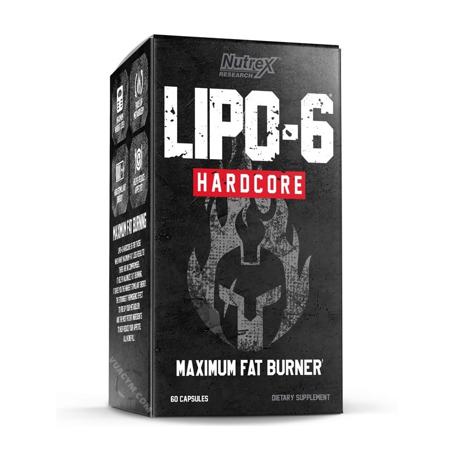Lipo 6 | Nutrex Lipo 6 Hardcore  - Viên Uống Giảm Cân Đốt Mỡ Cao Cấp - Chính Hãng Nhập Mỹ Suppcare