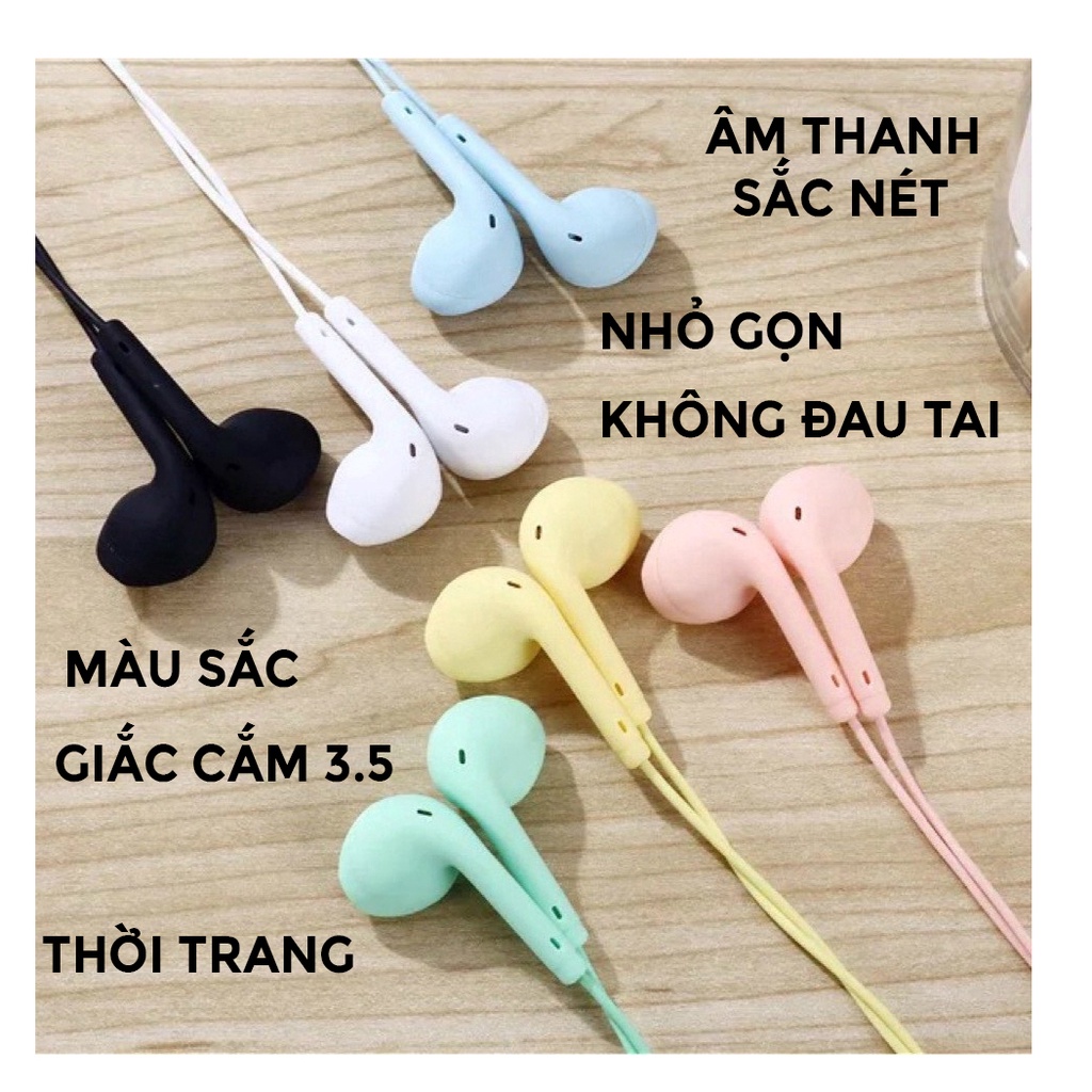 Tai nghe nhét tai có Mic nghe nhạc dành cho điện thoại Android samsung iPhone xiaomi chống ồn giá rẻ U19 NAVADO