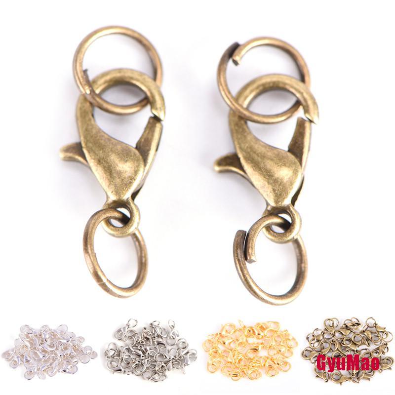 Bộ 20 Móc Cài Càng Cua Bằng Hợp Kim Dùng Làm Đồ Trang Sức DIY