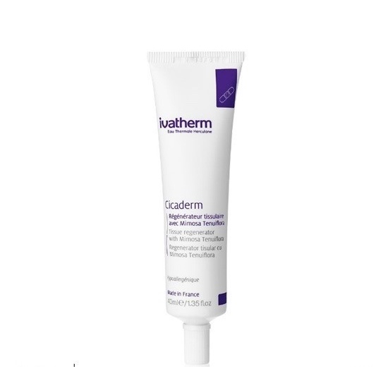 Kem Tái Tạo Phục Hồi Tổn Thương Da Và Ngăn Ngừa Sẹo Cicaderm Cream Ivatherm 40ml