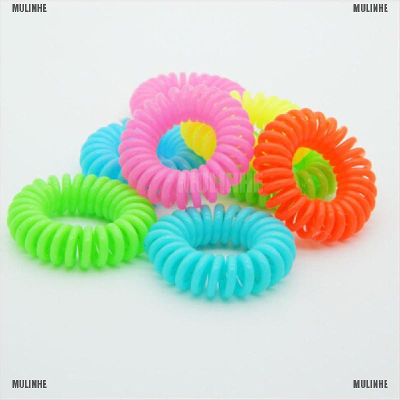 Bộ 10 Dây Buộc Tóc Nhựa Màu Đen