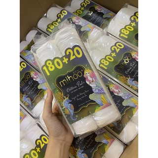 Bông tẩy trang mihoo hàn quốc 200 pads