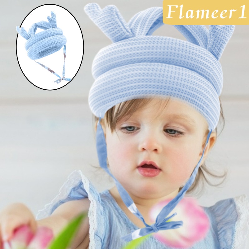 Mũ Bảo Vệ Đầu Bằng Cotton Mềm Thoáng Khí Chống Va Chạm Khi Tập Bò Hàng 1-5 Tuổi Dành Cho Trẻ Em