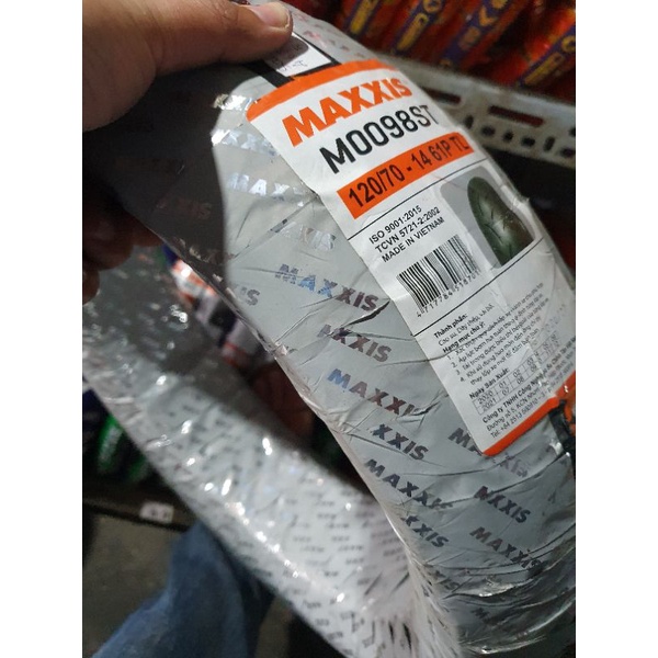 Vỏ  maxxis 120/70 -14 , xe PCX