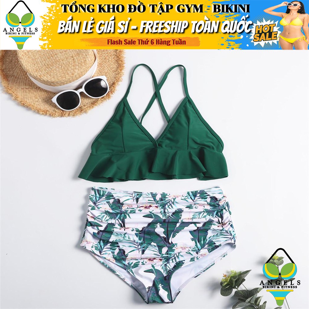 Bikini Bộ Đồ Bơi Hai Mảnh Cạp Cao Hàng Nhập Cao Cấp [ Giá Sỉ ] | BigBuy360 - bigbuy360.vn