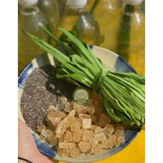 Set mủ trôm hạt chia lá dứa thanh mát nấu được 5-6 lít nước