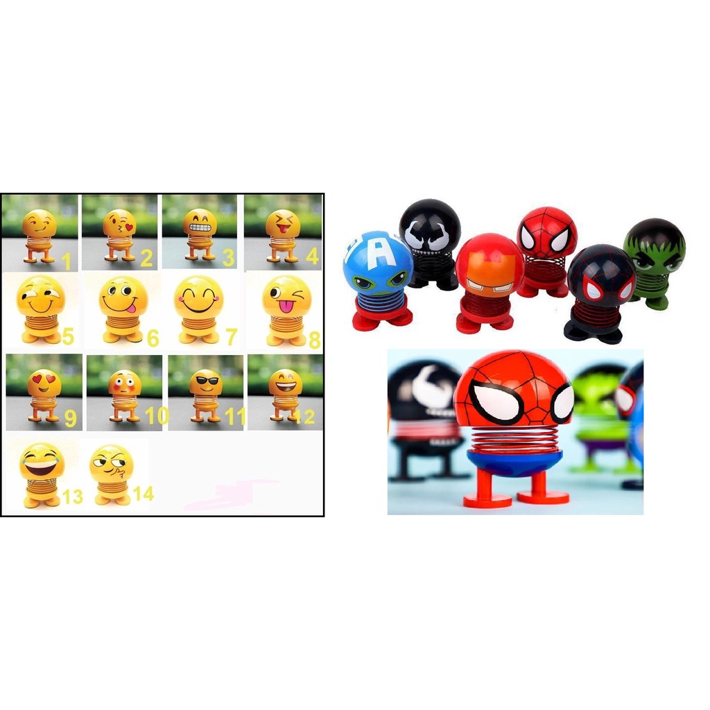 Thú nhún Emoji lò xo Con nhún Emoji lò xo vui nhộn